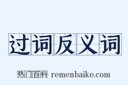 过词反义词是什么意思的图片